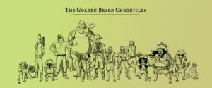 Personnages de la bande dessinée interactive "Golden Beard Chronicles"