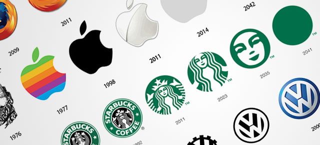 les logos de Apple et Starbucks déclinés